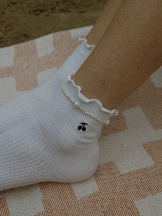 Seashell Três Anklet